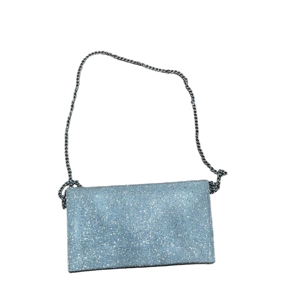 Nina Crystal Clutch in Silver - Picture 2 of 3